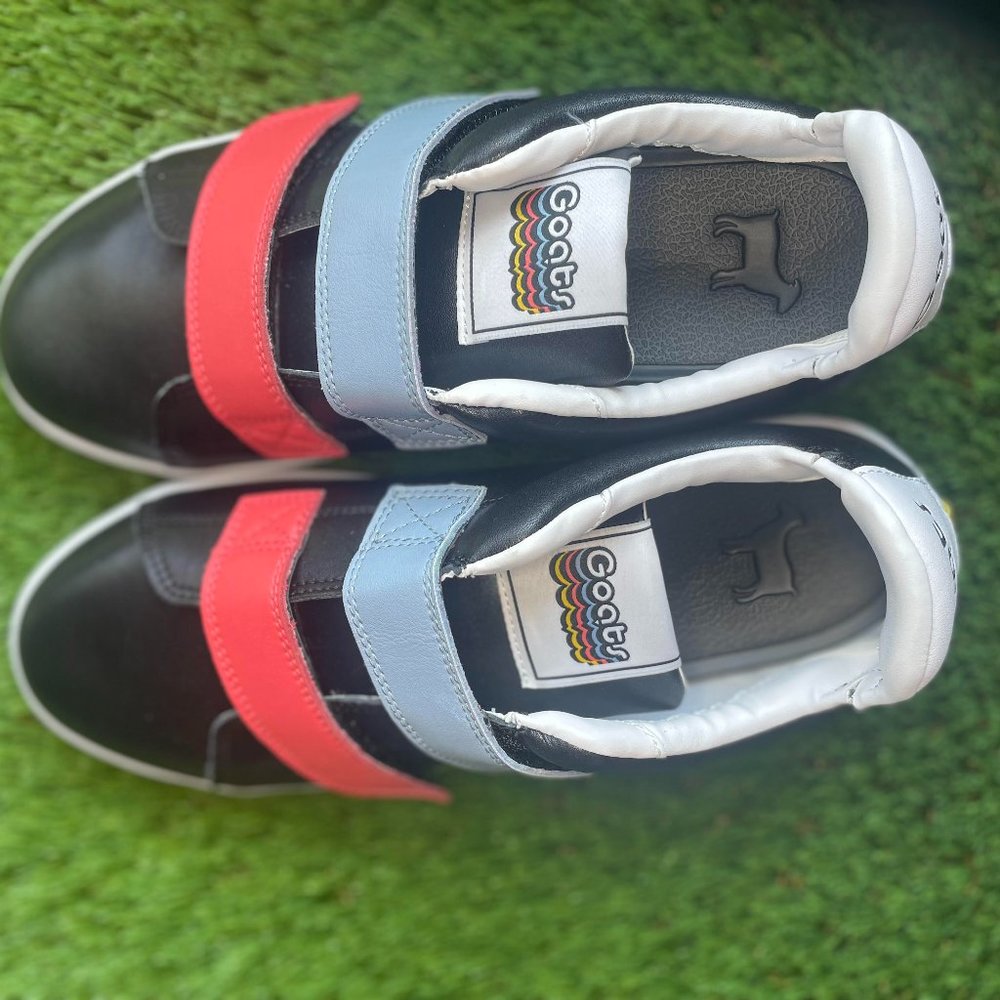 Multi Color Goats Sneaker (Size 41 EU) Red, Blue, Yellow